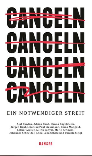 Buchcover Canceln (Foto: Pressestelle, Hanser Verlag)