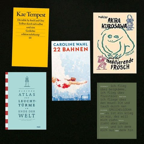 Lesenswert Bücher vom 21.05.2023 (Foto: Pressestelle, kookbooks Verlag, Reprodukt Verlag, Dumont Verlag, Suhrkamp Verlag, mare Verlag)