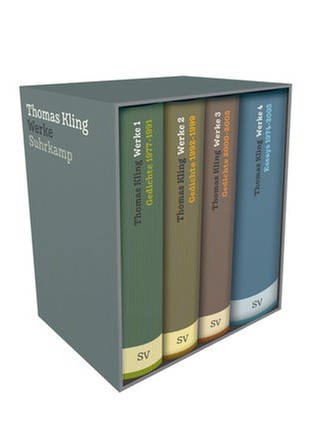 Cover des Werks Thomas Kling: Werke in vier Bänden (Foto: Pressestelle, Suhrkamp Verlag)