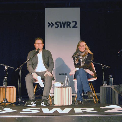 Jan Wiele, Carsten Otte, Nicola Steiner und Gregor Dotzauer im Literaturhaus Freiburg (Foto: SWR)