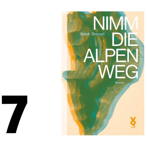 Cover des Buches "Nimm die Alpen weg" von Ralph Tharayil (Foto: Pressestelle, Verlag Voland & Quist)