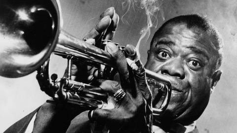 Louis "Satchmo" Armstrong (Foto: picture-alliance / Reportdienste, Moreland, Bob; )