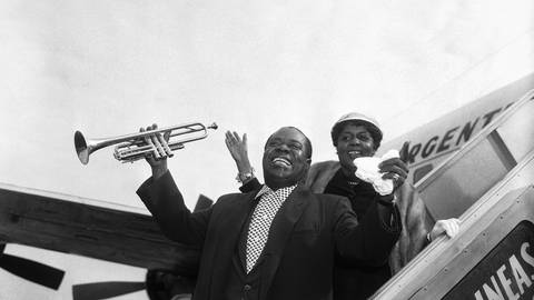 Louis "Satchmo" Armstrong  (Foto: picture-alliance / Reportdienste, picture alliance / ASSOCIATED PRESS)