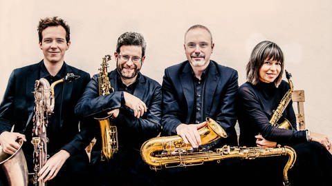 Das Raschèr Saxophone Quartet (Foto: Pressestelle, Felix Broede)
