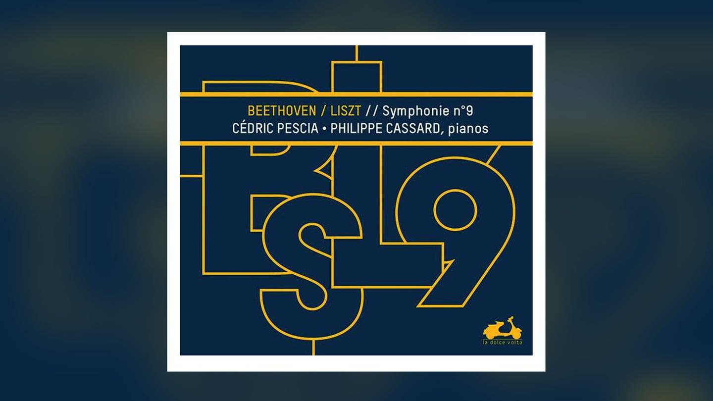 Cd-Cover: Philippe Cassard und Cédric Pescia: Beethovens 9. Sinfonie (Foto: Pressestelle, La Dolce Volta)