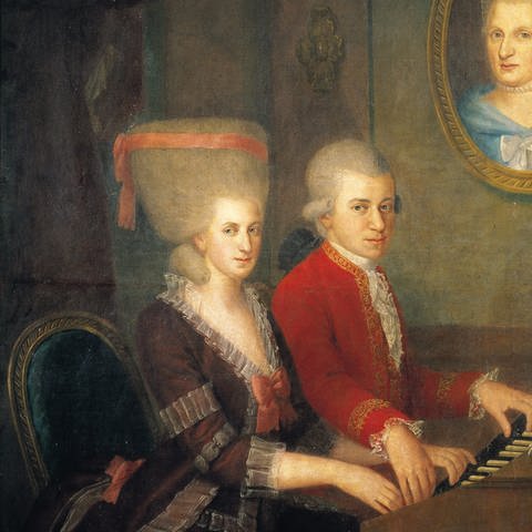 Wolfgang Amadeus Mozart mit seiner Schwester Nannerl (Foto: picture-alliance / Reportdienste, Picture Alliance)