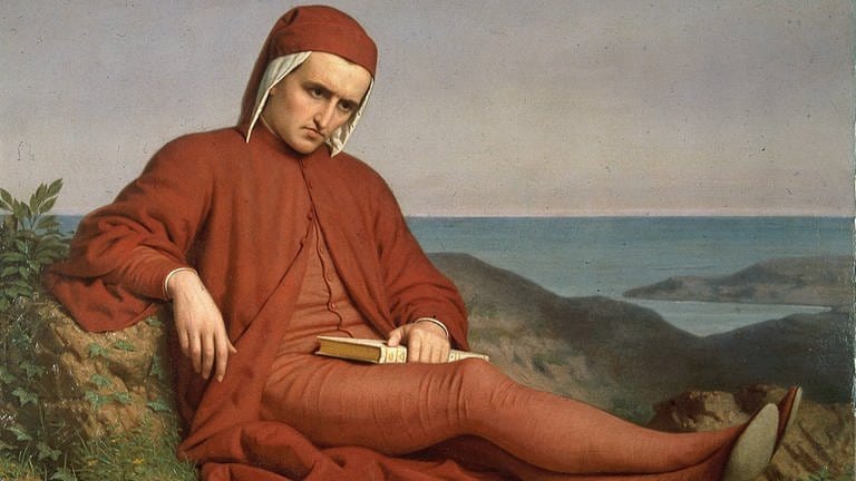 Dante en exil, Peinture de Domenico Peterlin (1822-1897)  (Foto: IMAGO, EPS4664)