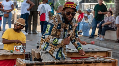 Marimba-Spieler in Südafrika (Foto: IMAGO, UIG)