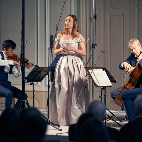 Quatuor Diotima und Sarah Maria Sun (Foto: SWR, Elmar Witt | Schwetzinger SWR Festspiele)