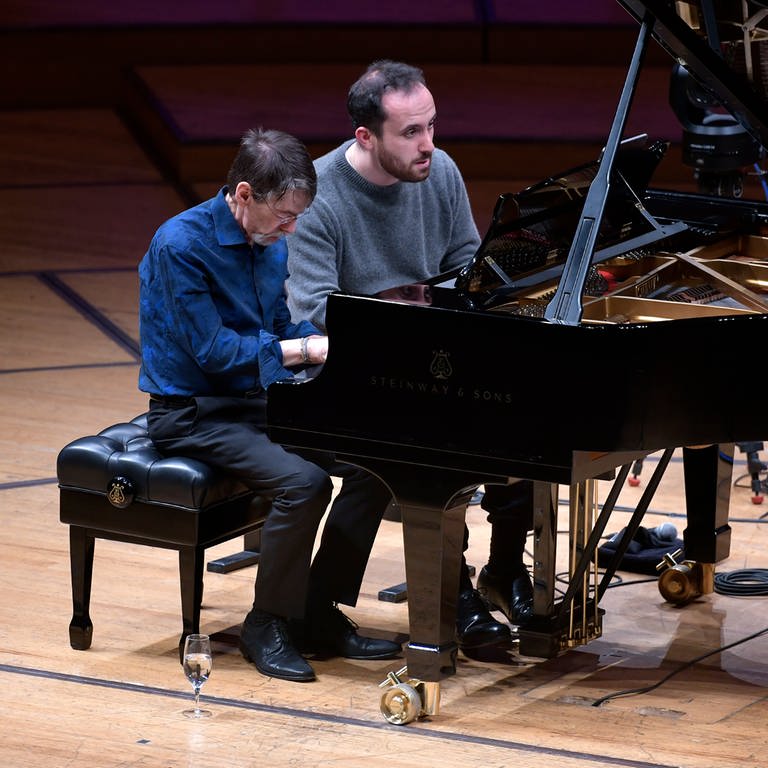 Igor Levit und Fred Hersch beim Klavierfestival in Luzern (Foto: Pressestelle, © Peter Fischli/Lucerne Festival)