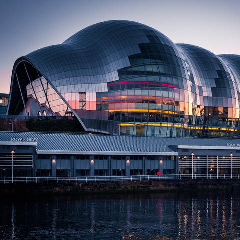 The Sage Gateshead (England) (Foto: picture-alliance / Reportdienste, picture alliance / Zoonar | Phil Bird)