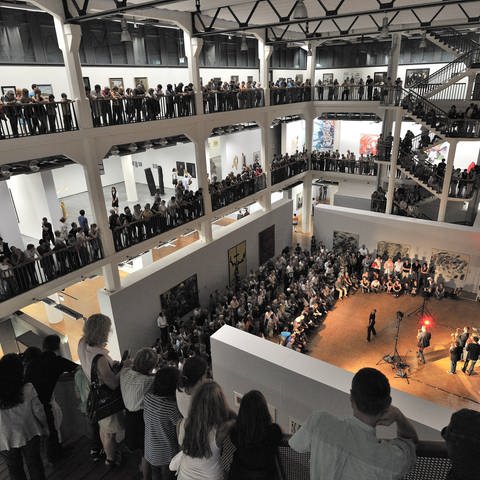 Ein Konzert in der Städtischen Galerie Karlsruhe (Foto: IMAGO, Gustavo Alabiso)