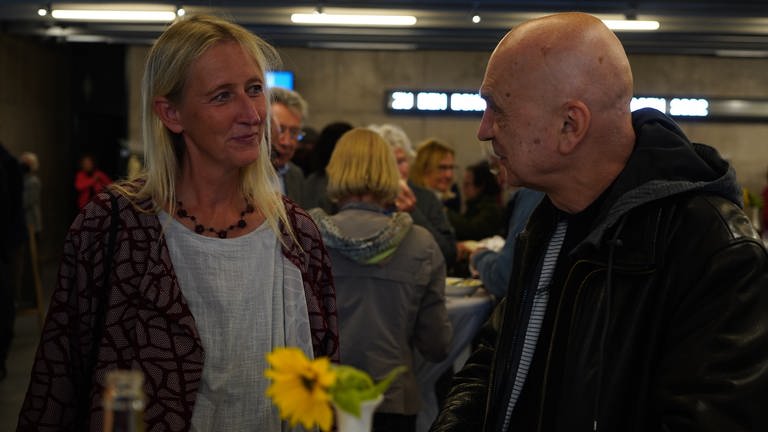 Bernhard Lang, Lydia Jeschke (Foto: SWR, Astrid Karger)