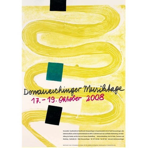 Donaueschinger Musiktage - Plakat 2008 - Martin Frommelt (Foto: SWR - Martin Frommelt)
