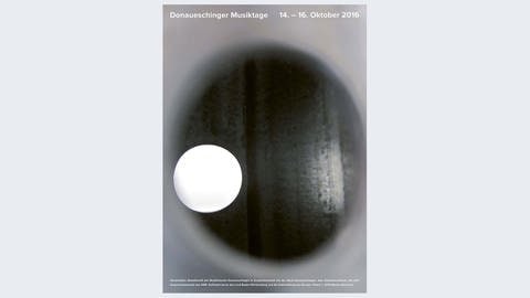 Plakat der Donaueschinger Musiktage 2016 (Foto: SWR, SWR - Monica Bonvicini)
