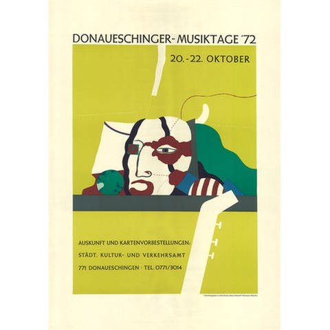 Donaueschinger Musiktage - Plakate 1972- Karl Korab (Foto: SWR - Karl Korab)