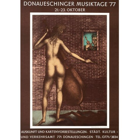 Donaueschinger Musiktage - Plakat 1977 - Künstler unbekannt (Foto: SWR, SWR - NN)