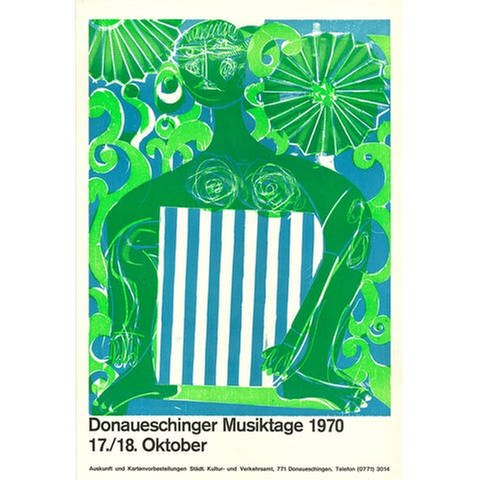 Donaueschinger Musiktage - Plakat 1970 - HAP Grieshaber (Foto: SWR, SWR - HAP Grieshaber)