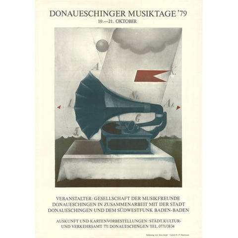 Donaueschinger Musiktage - Plakate 1979 - Alois Janak (Foto: SWR - Alois Janak)