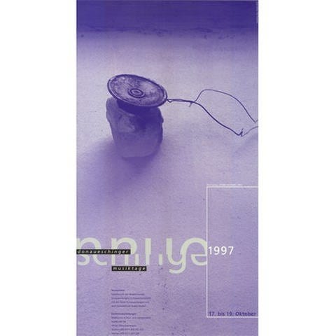 Plakat von	Rolf Julius, 1997 (Foto: SWR, Rolf Julius)