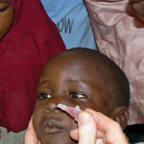 Die WHO steht kurz davor, Polio auszurotten. Schluckimpfung im Norden Nigerias. (Foto: SWR, SWR - Foto: Thomas Kruchem)