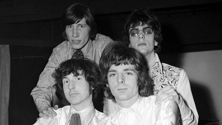 Der Mitbegründer der Popgruppe Pink Floyd, Syd Barrett (hinten rechts) ist im Alter von 60 Jahren gestorben. (Foto: picture-alliance / Reportdienste, picture-alliance / Reportdienste - Foto: UPPA)
