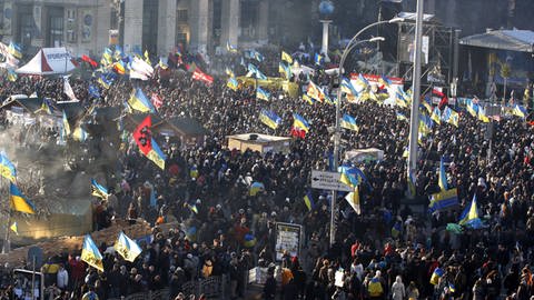 Aufstände in Kiew, Ukraine, 2013 (Foto: imago images, imago/ITAR-TASS)