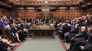 Britisches Parlament (2019) (Foto: imago images, imago images/Xinhua)