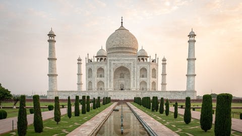 Das Taj Mahal in Agra, Indien. (Foto: SWR, Diego Cupolo)