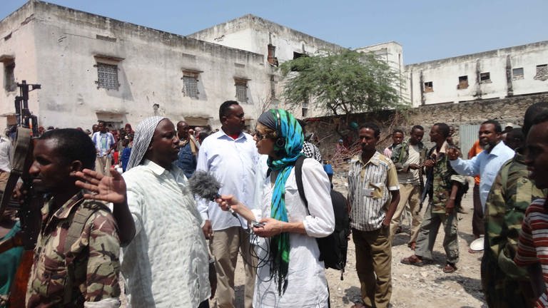 Bettina Rühl in Mogadischu (Foto: SWR, privat)