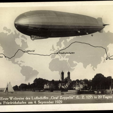 Friedrichshafen,Weltreise Graf Zeppelin (Foto: IMAGO, imago images / Arkivi)