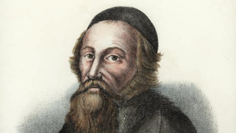 Johann Amos Comenius (1592 - 1670) auf einer Lithografie um 1820 (Foto: picture-alliance / Reportdienste, picture alliance/akg-image)
