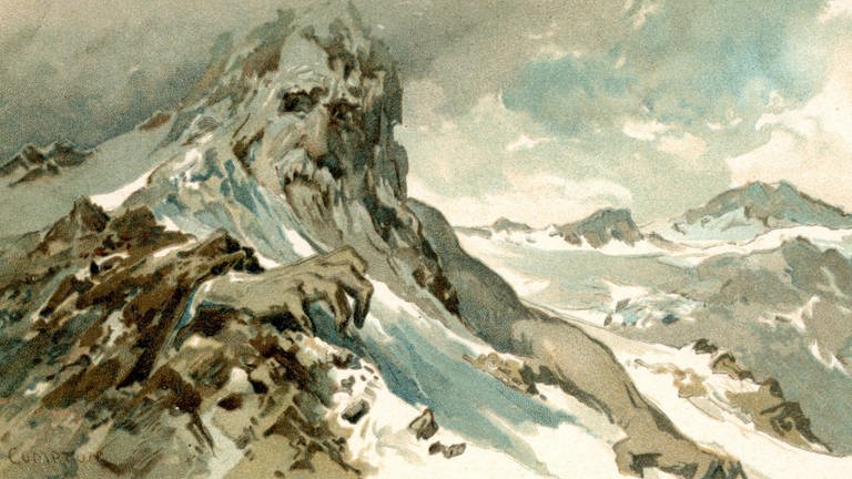 Entgangen den Griffen des grimmigen Greiner. Postkarte um 1905  (Foto: imago images, imago images / KHARBINE-TAPABOR)