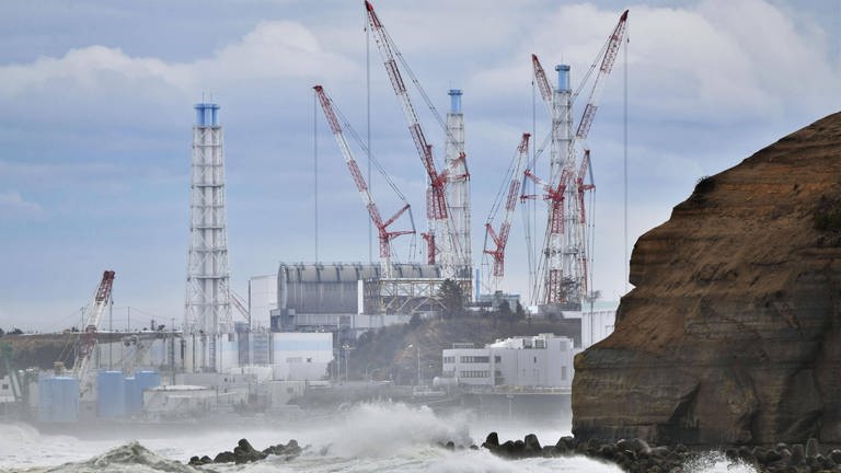 Kernkraftwerk Fukushima Daiichi im März 2019, das von der Erdbeben-Tsunami-Katastrophe 2011 im Nordosten Japans getroffen wurde (Foto: imago images, IMAGO / Kyodo News)