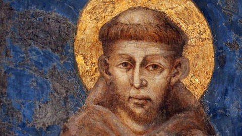 Franziskus-Fresko von Cimabue, entstanden um 1278 im Sacro Convento in Assisi  (Foto: dpa Bildfunk, picture alliance / dpa | Alessandro Di Meo)