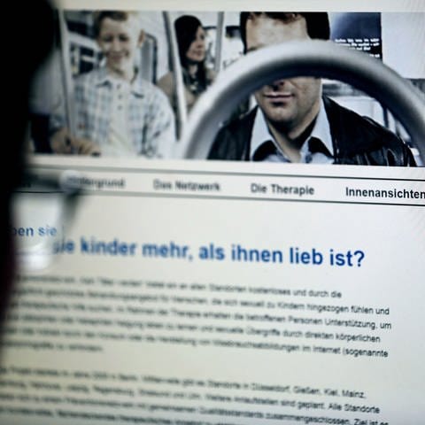 Internetseite "Kein Täter werden", der Anlaufstelle für Pädophile (Foto: picture-alliance / Reportdienste, picture alliance / dpa | Oliver Berg)