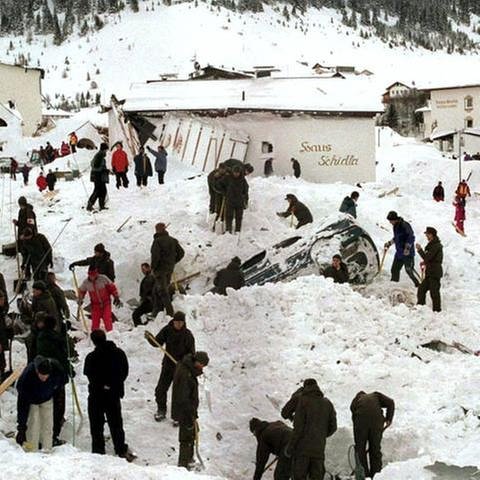 Lawinenkatastrophe 1999 in Galtür (Foto: dpa/epa apa minich - apa)