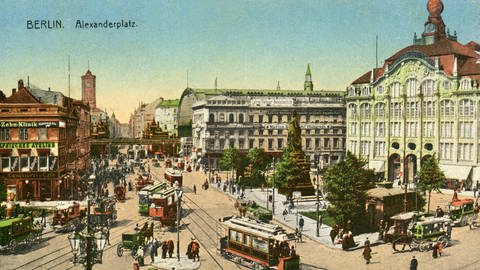 Berlin Alexanderplatz. Stadtansicht um 1910 (Foto: IMAGO, imago/Gerhard Leber)