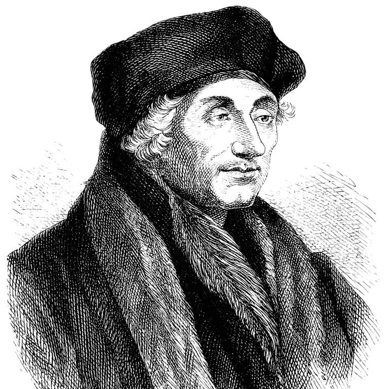 Erasmus von Rotterdam (1466 - 1536) (Foto: IMAGO, imago images / imagebroker)