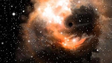 Lassen sich auch Schwarze Löcher mit Einsteins Relativitätstheorie erklären? (Foto: Colourbox, Colourbox -)