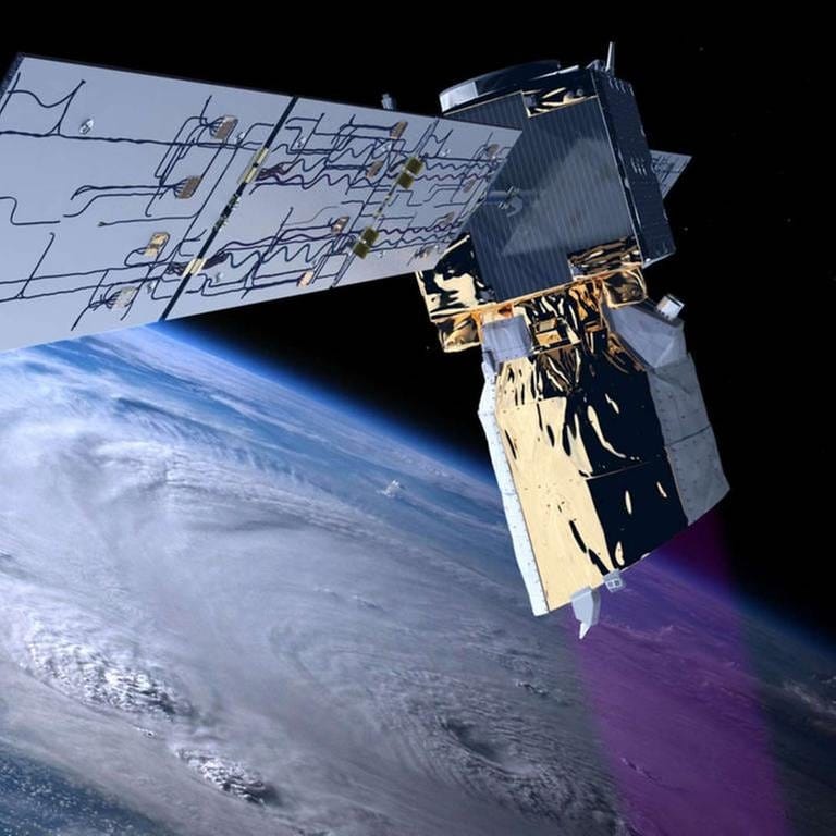 Wetterbeobachtung mit Aeolous (Foto: Pressestelle, ESA -)