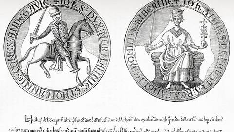 Das Siegel von König John unter die Magna Carta, 1215. (Foto: IMAGO, Ken Welsh via www.imago-images.de)