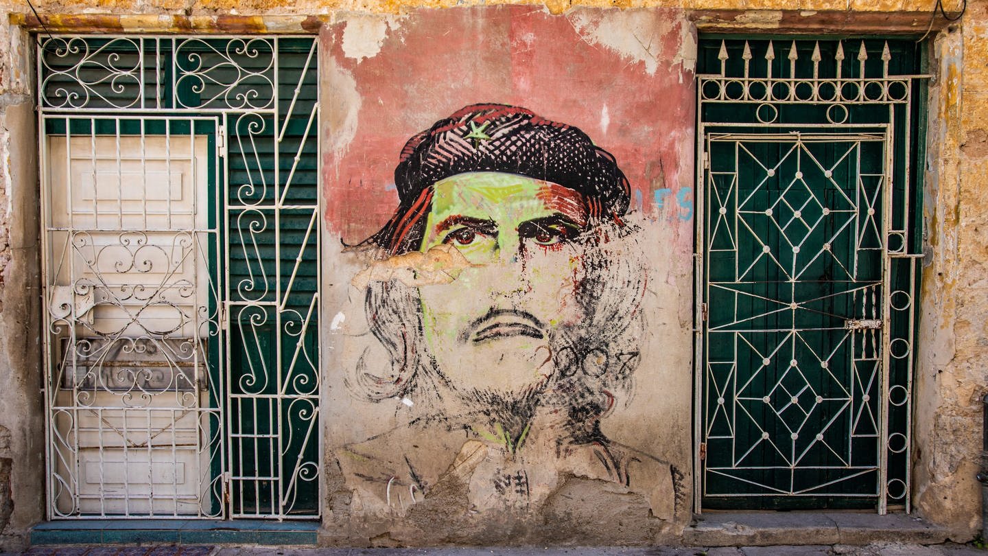 Che-Guevara-Graffiti in Havanna/Kuba im Juli 2019 (Foto: picture-alliance / Reportdienste, picture alliance / NurPhoto)