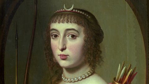 Elisabeth von der Pfalz (1618 - 1680). Porträt von Willem van Honthorst, um 1640 (Foto: picture-alliance / Reportdienste, picture-alliance / akg)