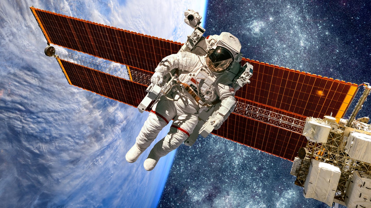 Einsamer Astronaut im All: Leben in Isolation – Die Raumfahrt ist ein wichtiger Treiber für Labor-Experimente mit Menschen. Sie beschäftigt sich systematisch mit der Anpassung an stark veränderte Lebensbedingungen (Foto: Colourbox)