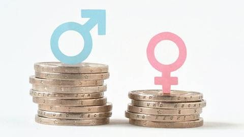 Münzen mit Männlich- und Weiblich-Symbol (Foto: Getty Images, Thinkstock - CalypsoArt)