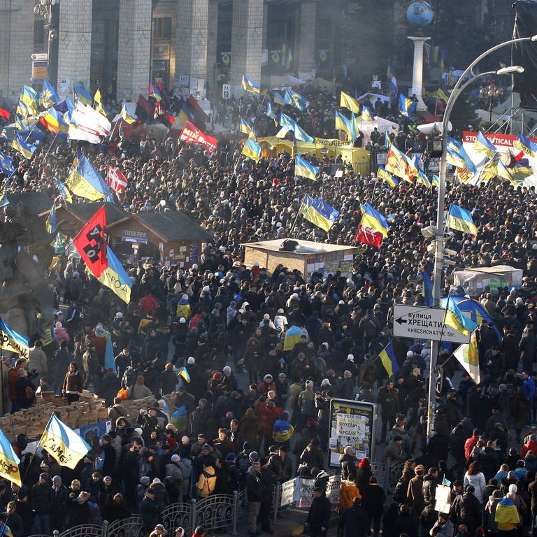 Aufstände in Kiew, Ukraine, 2013 (Foto: IMAGO, imago/ITAR-TASS)