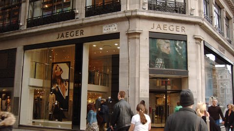 Der Jaeger Shop in London (Foto: Selma Gienger/anthropine.de)