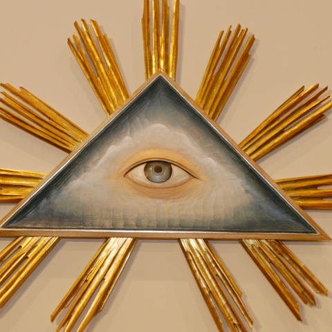 Das "Auge Gottes", Symbol für die Dreifaltigkeit Gottes (Vater, Sohn, Heiliger Geist) (Foto: picture-alliance / Reportdienste, Hanno Gutmann)