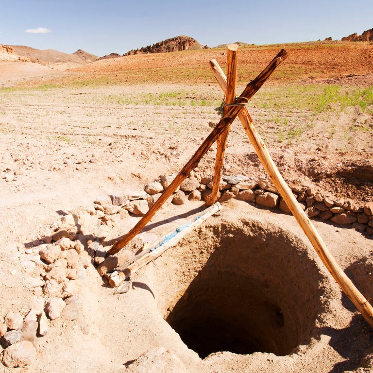 Ein Brunnen im Anti-Atlas-Gebirge in Marokko (Foto: IMAGO, IMAGO / Cavan Images)